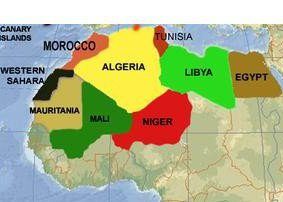 Imazighen or Berbers live in these countries including Burkina Faso not shown on map.